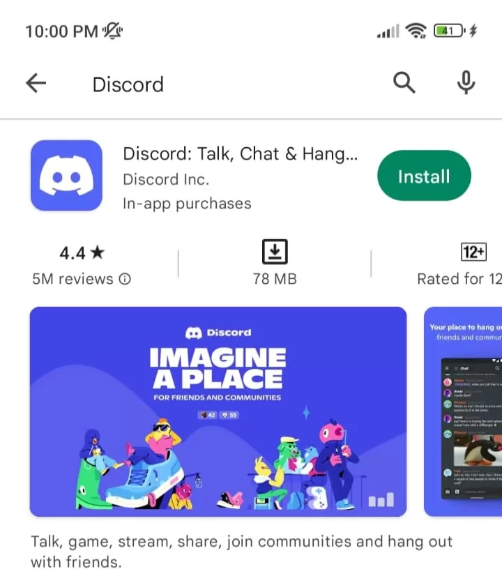 Search Discord App