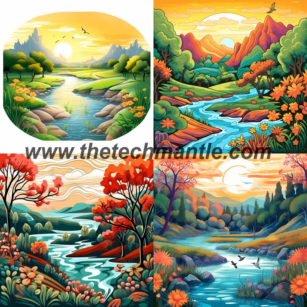 Midjourney Prompt for Nature and Landscapes Stickers