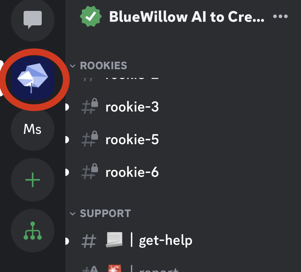 Add BlueWillow Bot To Your Own Server