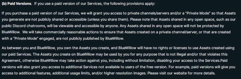 BlueWillow Copyright Policies
