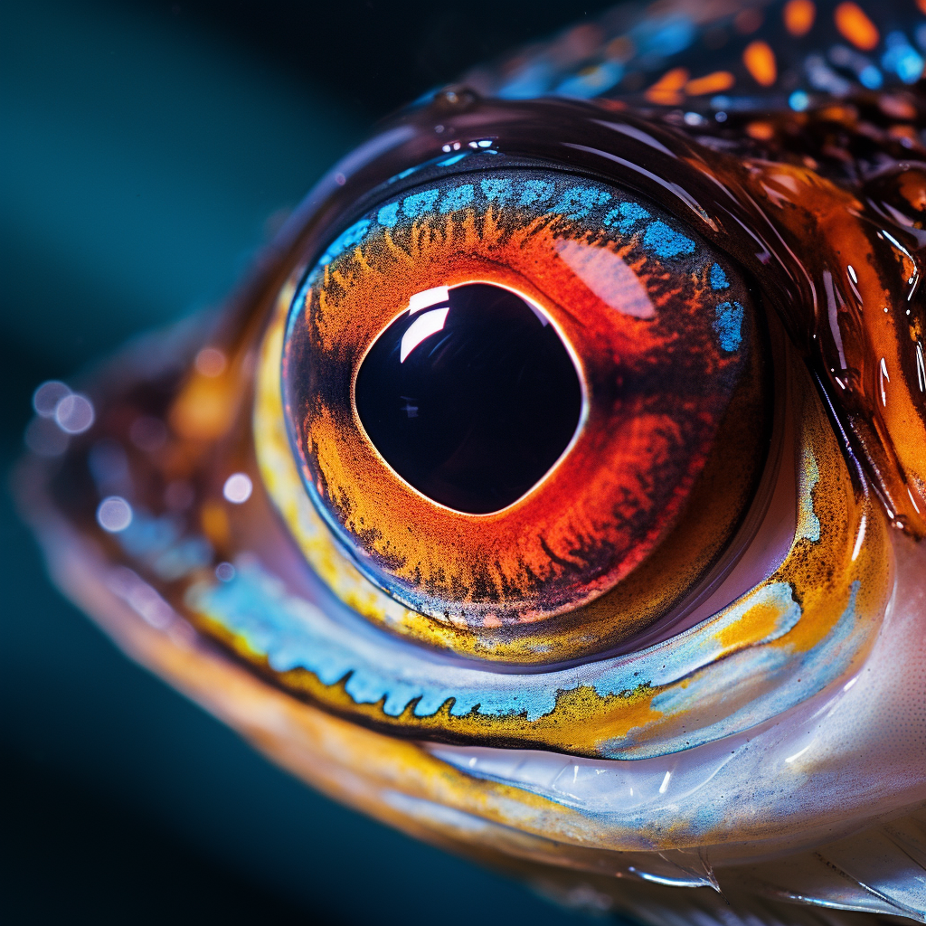 Fish Eye Macro Photography Midjourney