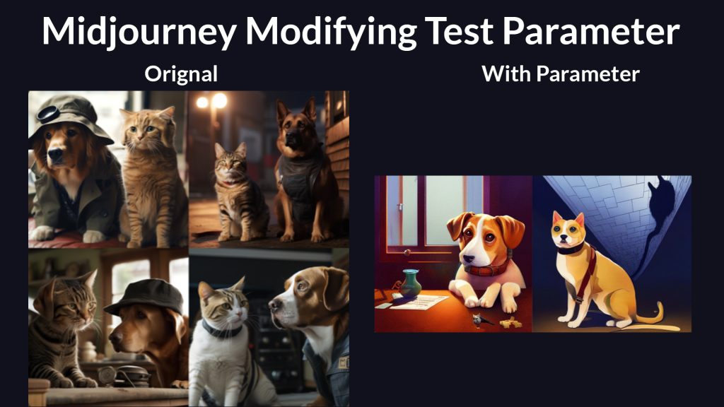 Midjourney Modifying Test Parameter
