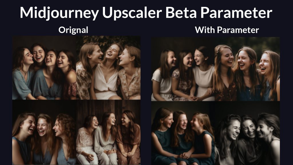 Midjourney Upscaler Beta Parameter