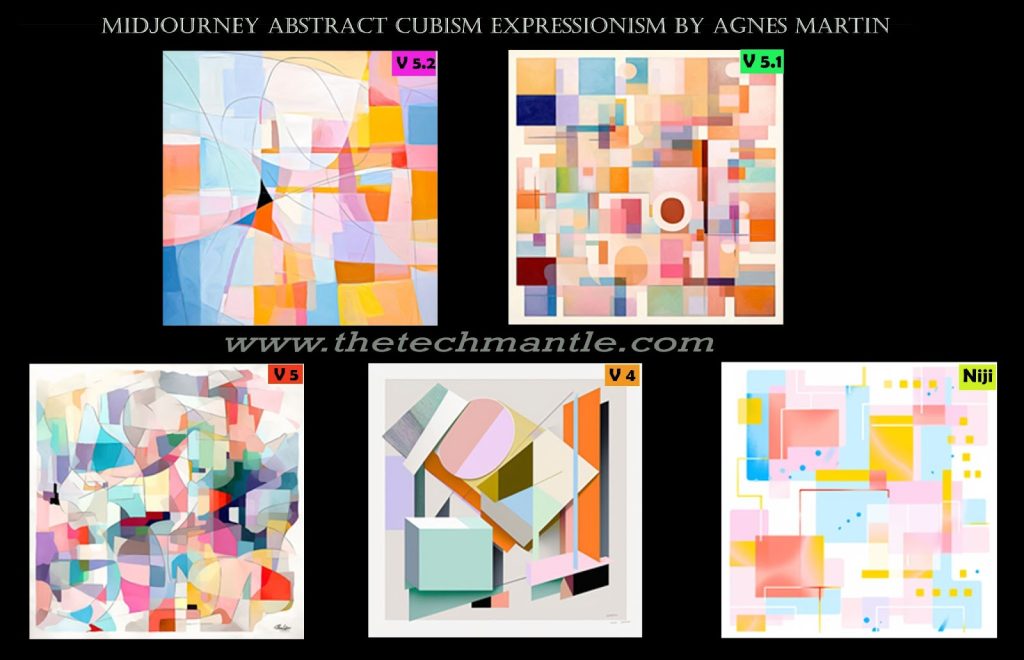 Abstract Art Cubism Expressionism Style Prompt 