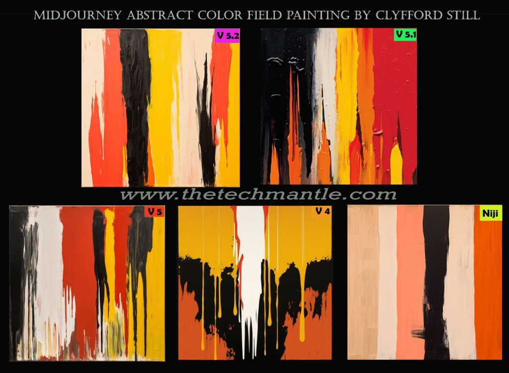 Midjourney Abstract Color Field Painting Prompt
