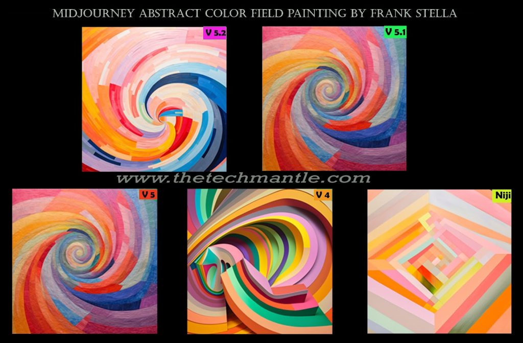 Midjourney Abstract Color Field Painting Style Prompt 