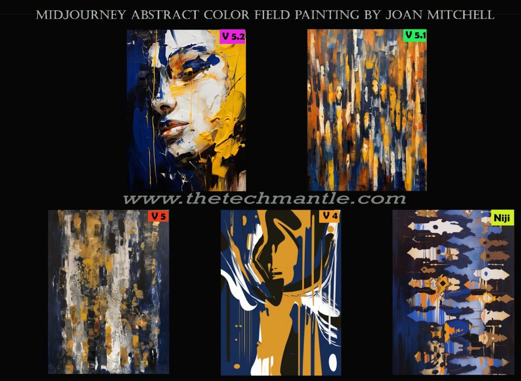 Midjourney Abstract Color Field Painting Style Prompt