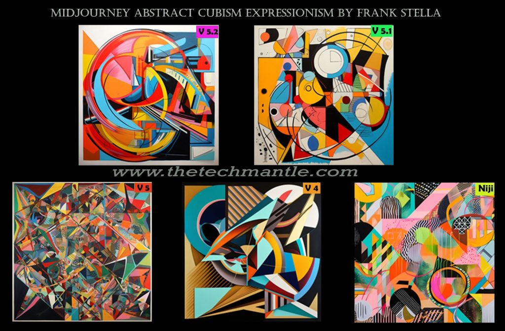 Midjourney Abstract Cubism Expressionism Style Prompt 