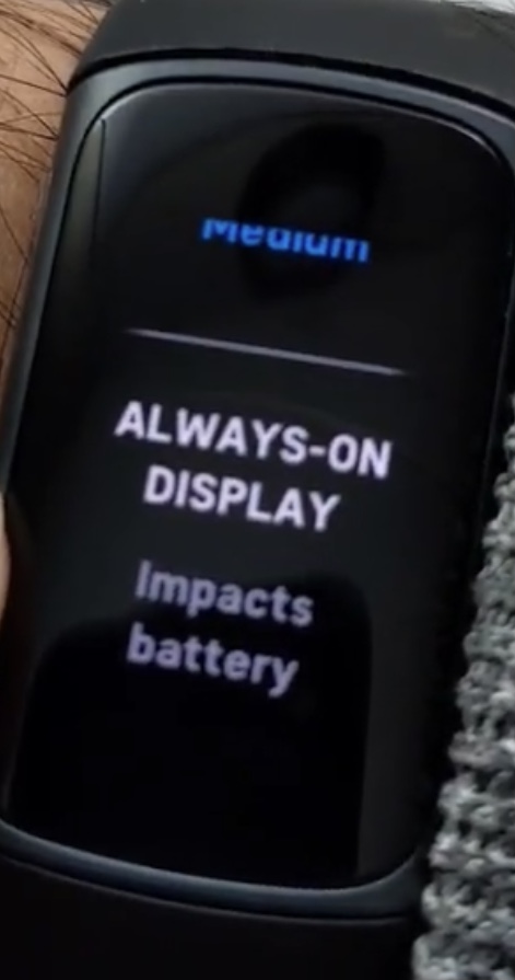 Always On Display Settings Battery Impact