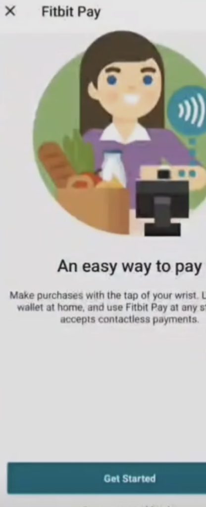 Fitbit Pay Get Sarted