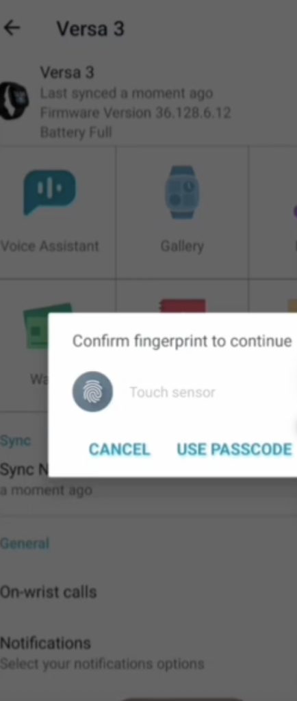 Fitbit Pin Passcode