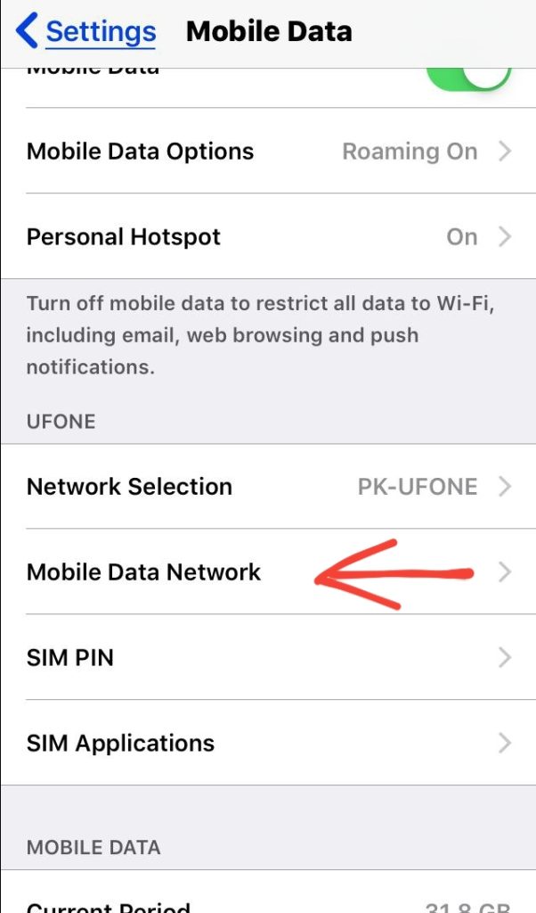 Select Mobile Data Network